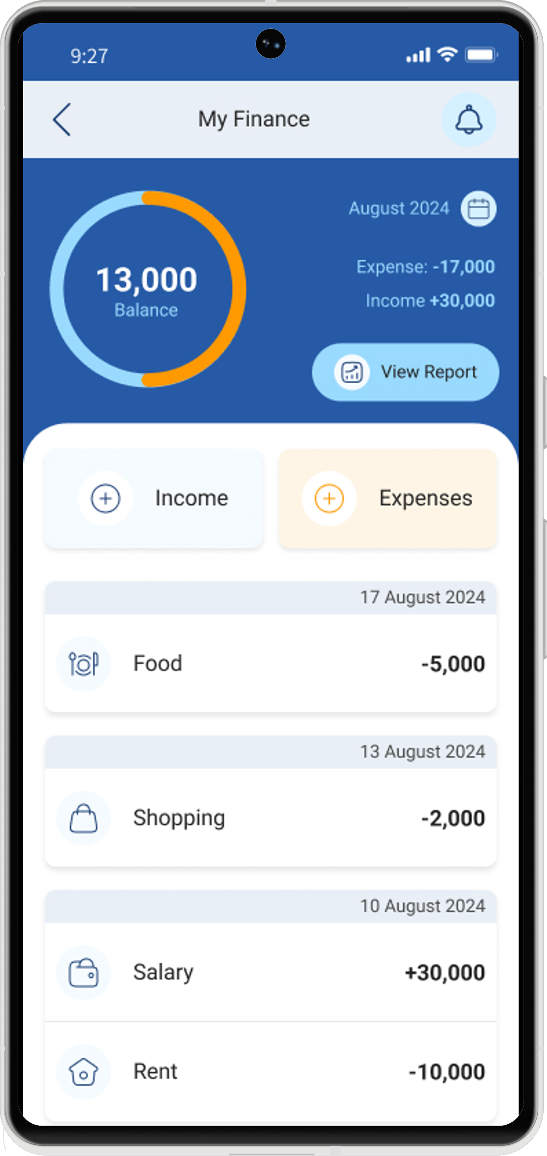 Transaction History